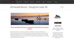 Desktop Screenshot of driftwoodresortmichigan.com